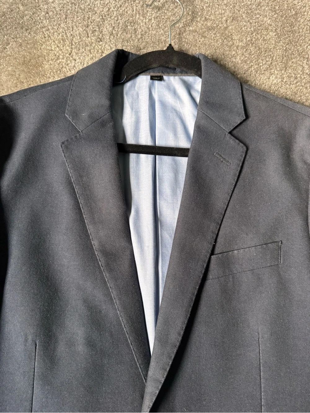 J Crew Men's Dark Navy Two-Button Sport Coat